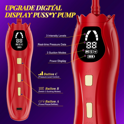 Pussy Pump | Electric Rose Clitoral Pump