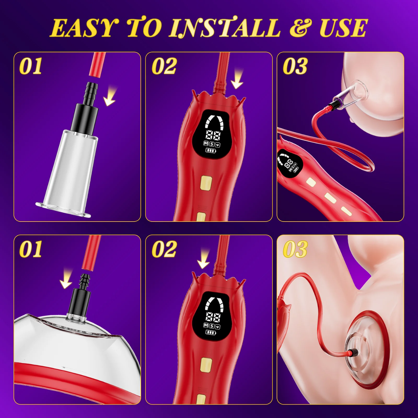 Pussy Pump | Electric Rose Clitoral Pump